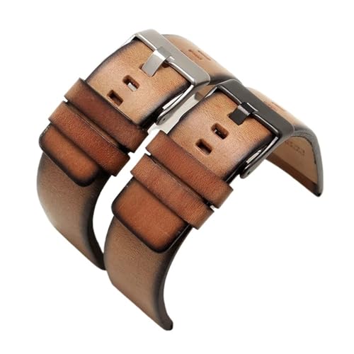 Correa de reloj de cuero retro para solucionar desgaste de banda 3