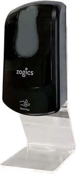 Zogics Touch - Free Automatic Gel Hand Sanitizer Dispenser Tabletop Stand Hand Sanitizer Container with Touch - Free Sensors Black