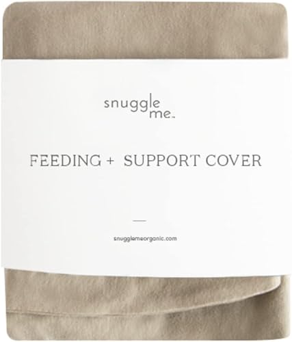 Vista 5 de Snuggle Me Organic Funda de Apoyo para Alimentación v2 Apoyo para Lactancia, Alimentación con Biberón y Unión Algodón Orgánico Ardesia - Las