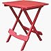 Adams Manufacturing 8500-26-3700 Plastic Quik-Fold® Side Table, Cherry Red