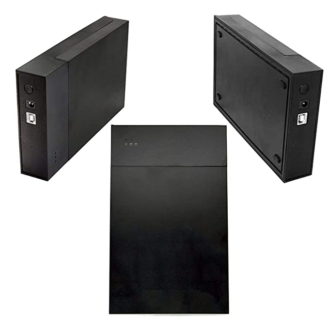 ULTRABYTES 2 in 1 USB 2.0 Sata 2.5"/ 3.5" Dual External Sata Hard Disk Case, External Hard Drive Enclosure Case.-image-12