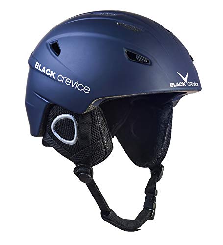 Casco de esquí deportivo transpirable BLACK CREVICE Kitzbühel con talla L regulable