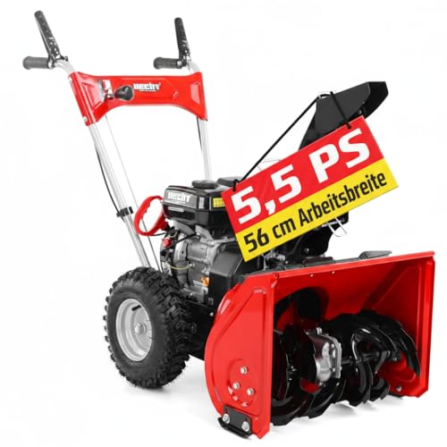 Hecht 9555 Benzin-Schneefräse (56 cm Räumbreite, 4 kW / 5,5PS, 4-Vorwärts-, 1 Rückwärtsgang)