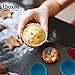 Boxiki Kitchen Non-Stick Steel 6 Cup Muffin Pan with Silicone Handles and Reusable Liners - Perfect for Baking Large Muffins and Cupcakes