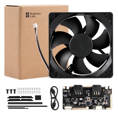 COMTREE Bamboo Original P2S External Exhaust Fan Kit,Active Ventilation 3D Printer Exhaust System,Air Filtration Auxiliary Ventilation Fan,Compatible with Bambu Lab P2S 3D Printer