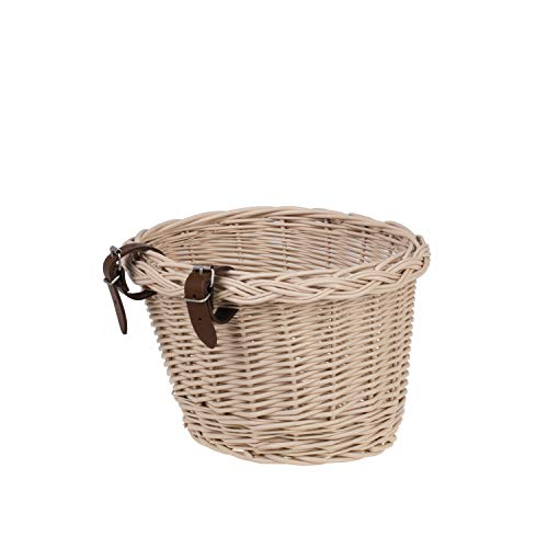 Cestino Portaoggetti In Vimini Per Bicicletta KLICKfix – Beige, 30x40x31 Cm, Da Montare Sul Manubrio