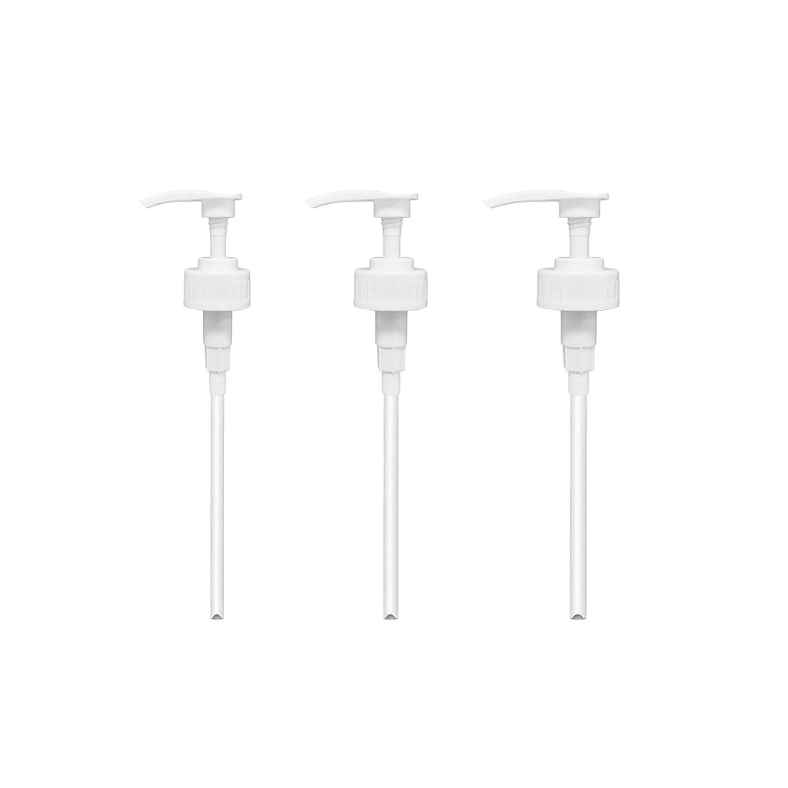 Pinpulux 3Pcs Bottle Pump Dispenser Fits, No-Drip with Adjustable for Shampoo Syrup and Cleaning Liquids for bottles with 3.5cm/4cm/4.2cm mouth