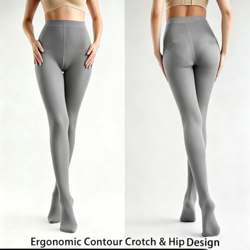 Image of HA WA Women 80D Opaque Tights High Waist Control Top Pantyhose