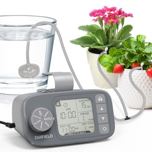DIAFIELD Indoor Automatic Plant Waterer, Self Watering System for 15 Potted Plants, Auto Drip...