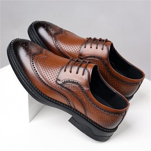 Premium Leather Oxford Shoes for Men Lace Up Comfortable Dress Office Shoes2