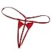 FGHSFRT Womens 2Pcs Extreme Bikini Halterneck Top and Bowknot Micro Thong Sets Swimwear Red