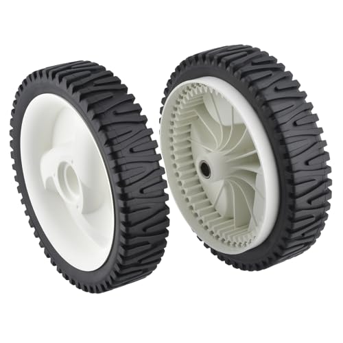 Roue motrice avant de tondeuse pour stopper le patinage