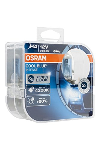 OSRAM COOL BLUE INTENSE H4, proiettori alogeni per...