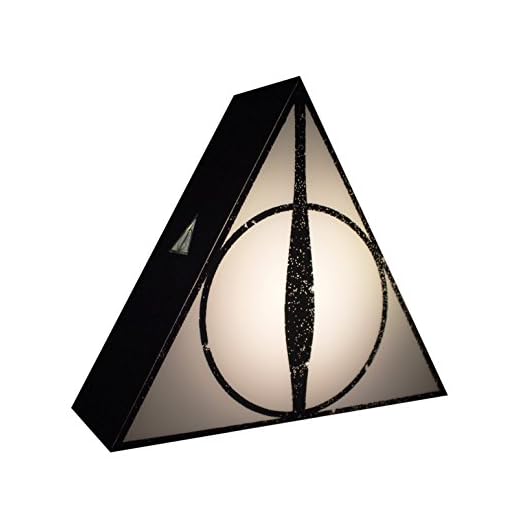 Paladone PP4217HP, Lampara Harry Potter Deathly Hallows, Multicolor, 22 X 19 cm