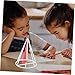 DOITOOL 1 Set Geometric Solids Teaching Set Cylinder Cone Models with Metal Frame for Math Education Volume Ratio Demonstrator for Elementary Geometry Class
