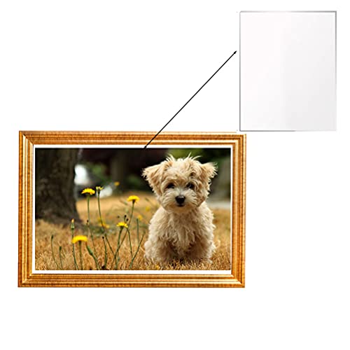 Image of 4 Clear Acrylic Sheets, 8x12 inch, inchTransparent Acrylic Plexiglass, Lucite, 0.04 inch Thick, for Signs, Crafts