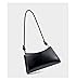 Genuine leather fashionable single-shoulder bag, versatile and multi-functional commuting bag (black)