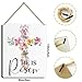 He is Risen Sign, Christian Easter Decorations, Easter Religious Decorations,Cross Juses Decor, Spring Decor,Christian Wooden Wall Sign for Home Office Living Room