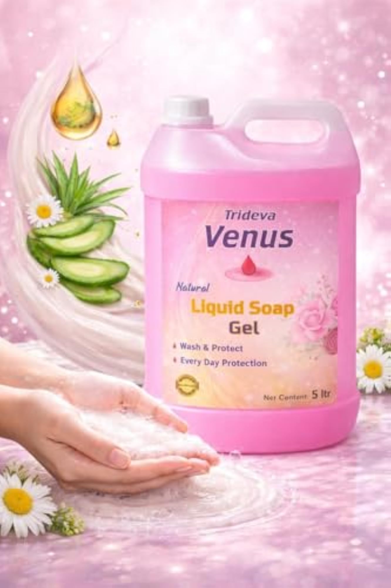 VENUS Hand Wash Liquid 5L (Pack of 2)