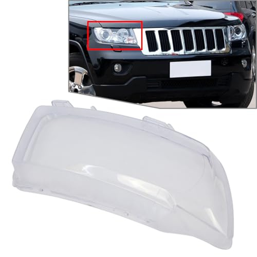 Cnwaga3 1Pc Headlight Lens Cover Right Car Front Headlight Headlights Cover Headlight Lens Cover Right for Jeep Compass 2011-2017