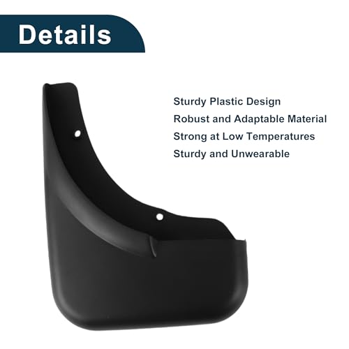 Image of Mud Flaps Splash Guards for Volkswagen Magotan 2007-2011 W /Mount Accessories Mud Guards Front and Rear 1 Set