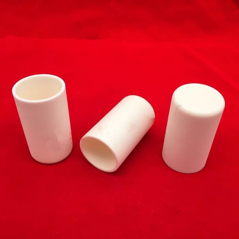 99.5% Cylindrical corundum crucible/Alumina ceramic crucible/ 60ml/40x70mm/ 50x50mm/sintered ceramic crucibl(60ml 40x70mm 1pcs)