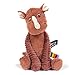 Les Déglingos - Peluche Ptiptoos Rhinocéros Terracotta - - LES DEGLINGOS