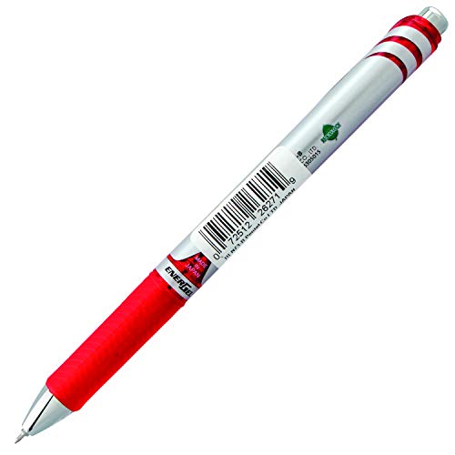 Pentel Energel Rtx Retractable Liquid Gel Pen, Extra Fine Line, Needle Tip, Red Ink ,12 Pack (Bln73-B), 0.3Mm Needle #TOP2