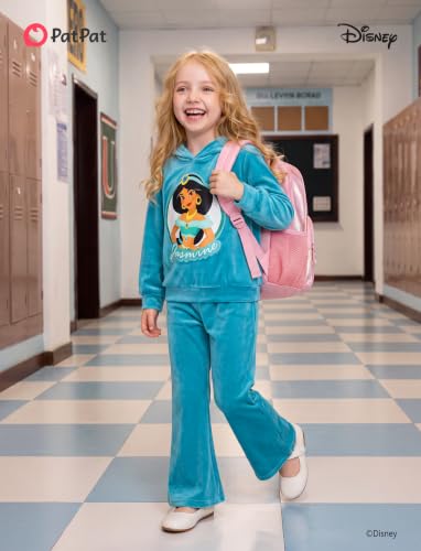 Image of Disney Marvel Outfits for Girls Long Sleeve Hoodie Pants Sets Fall Winter
