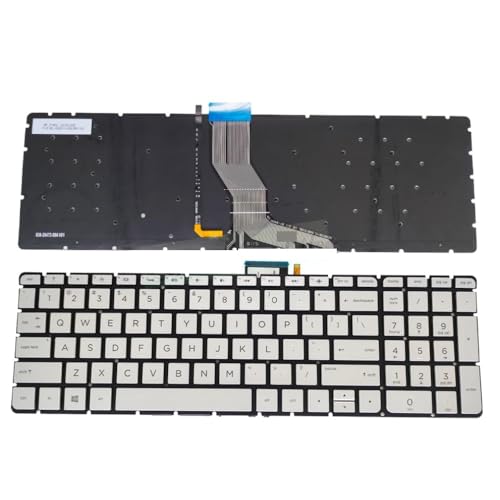 Clavier rétroéclairé US de rechange HP Pavilion 15-BK pour écrire la nuit