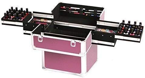Urbanity Nail Pro Purple Crocodile Aluminium Nail Polish Storage Case