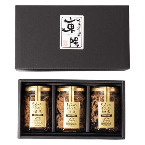 生姜ときくらげの佃煮 3本セット 生姜 きくらげ 佃煮 八代市 東陽町