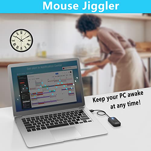 Ratón Jiggler indetectable con adaptador Tipo C y sistema Plug & Play 2