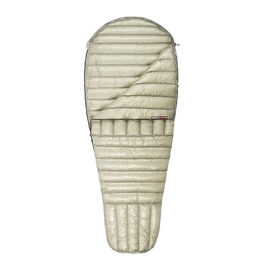 AEGISMAX AIR 10D 6 Degree Lightweight Down Sleeping Bag 800FP Outdoor Camping Hiking Sleeping Bag for Backpacking (Agate Grey-Lengthen)