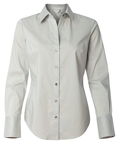 Calvin Klein Ladies Cotton Stretch Shirt, Ash, Medium