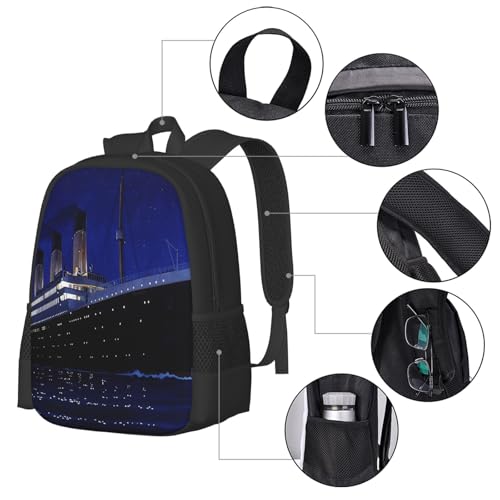 Morrales plegable de 20l negro para hombre y mujer miniatura 4