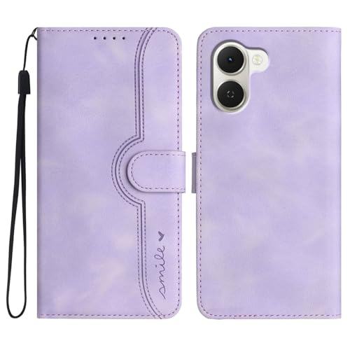 �X�}�z�P�[�X �Ή��@�� for Tecno Spark Go 3 / Pop 20 �X�g���b�v �E�H���b�g �}�O�l�b�g���� �J�[�h�X���b�g �t���b�v�X�^���h [PU���U�[�{�X�}�z�P�[�X] Purple