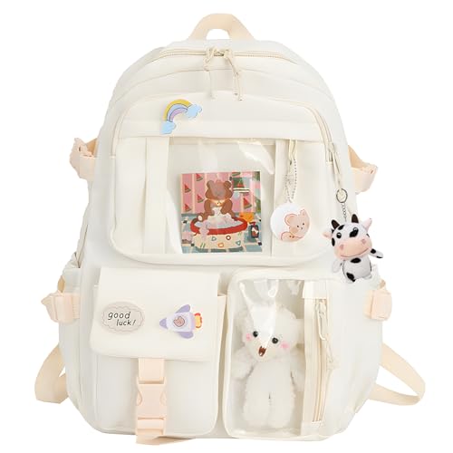 Sac à dos d'école primaire secondaire et collège avec pendentif