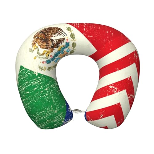 Almohada de Cuello con Estampado Bandera Mexicana miniatura 1