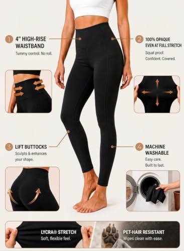 Image of NOVELLE Velune Pocket Yoga Leggings, Buttery Soft, Squat-Proof, 7 /8