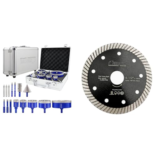 Kit de brocas de diamante para baldosas 15 piezas miniatura 1