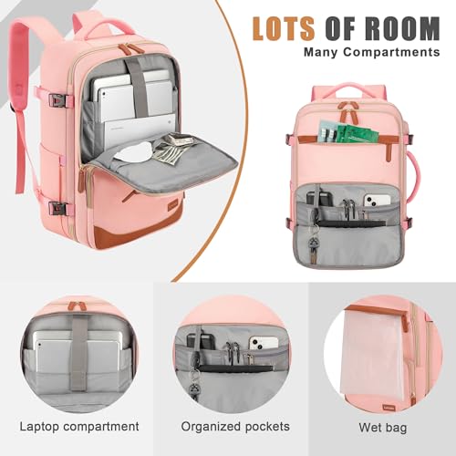 Image of 40L Travel Backpack, Flight Approved Carry On Laptop Backpack