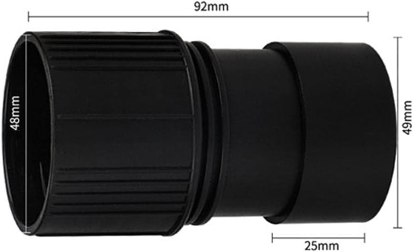 Optimuss 48mm Vacuum Cleaner Adaptor Short Connector Hose Attachment Water Absorption Machine Cable for Wet and Dry Use