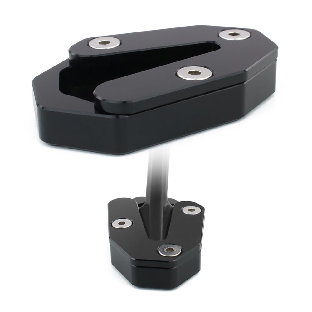 Plaque D'extension Pour Béquille Latérale Yamaha TDM900 & TDM900A (2002-2010) - Support Agrandi En Aluminium Noir
