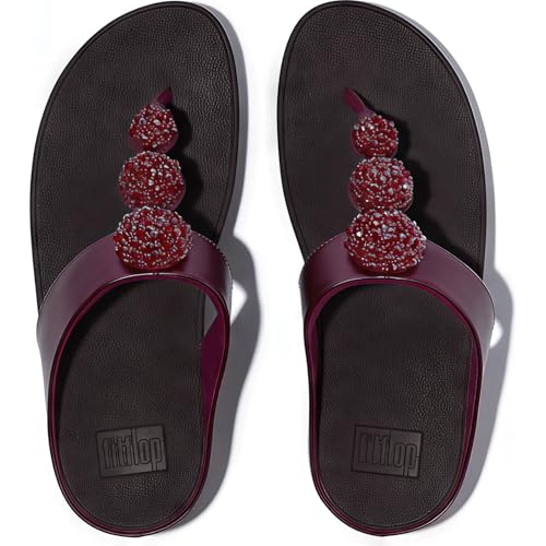 Image of FitFlop Women's, Fino Beaded Button Sandal