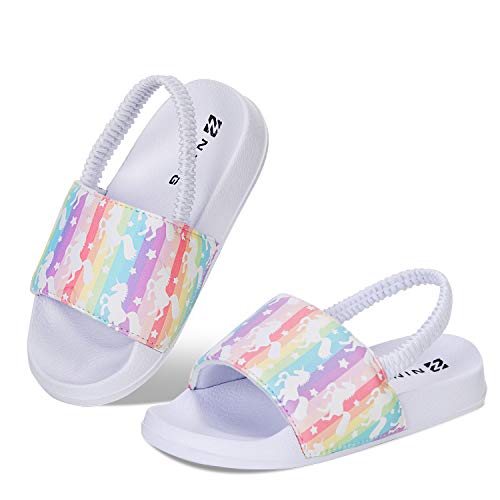Image of WateLves Toddler Boys Girls Slides Sandals for Swim Beach Kids Water Shoes Casual Summer Slippers