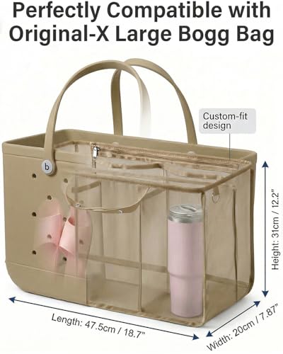 LETGO Beach Bag Organizer Insert