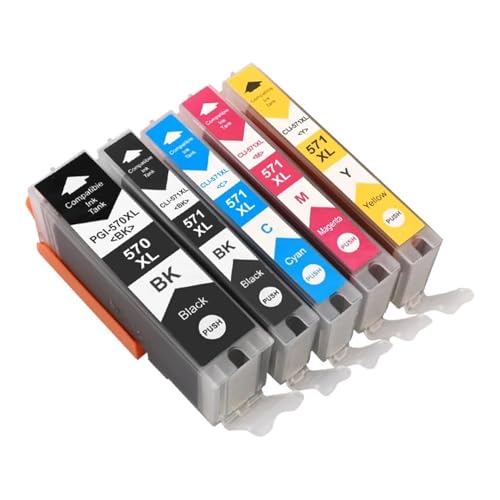 Cartouche d'encre PGI 570 CLI 571 XL pour corriger les impressions ternes sur MG6850