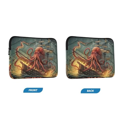 Funda para Laptop Ocean Boat Octopus 13-14 Pulgadas miniatura 2