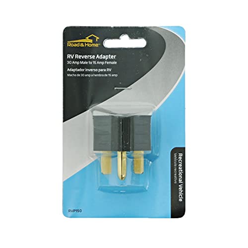 Road & Home RV-Umkehradapter – 30 A Stecker Auf 15 A Buchse, Für Wohnmobile & Camping